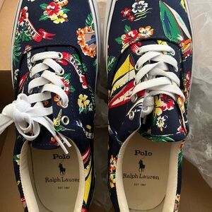 Polo Ralph Lauren Thornton canvas shoes 10D, Gently used